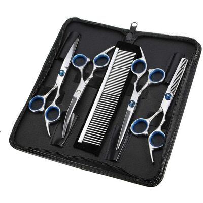 OEM Abcrital – Tijeras De Peluquería Canina 5 En 1 – Acero Inoxidable – Corte Limpio Para Cara, Cuerpo Y Orejas – Ergonómicas Y Cómodas OEM Abcrital – Tijeras De Peluquería Canina 5 En 1 – Acero Inoxidable – Corte Limpio Para Cara, Cuerpo Y Orejas – Ergonómicas Y Cómodas