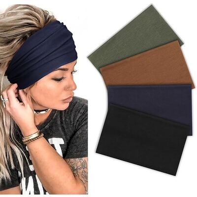 OEM Diadema Deportiva Ancha Para Mujer, Elástica, Antideslizante, Ideal Para Correr Y Entrenar, Conjunto De 4 Piezas. OEM Diadema Deportiva Ancha Para Mujer, Elástica, Antideslizante, Ideal Para Correr Y Entrenar, Conjunto De 4 Piezas.
