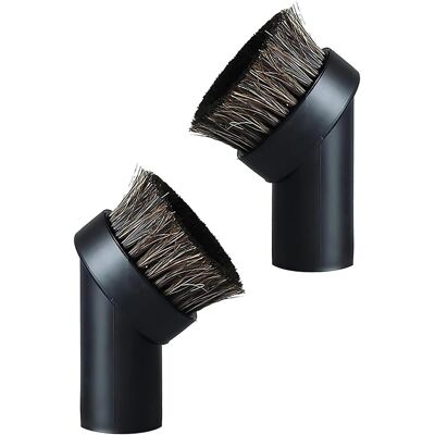 JSSEVN Juego De 2 Cepillos Redondos Para Quitar El Polvo, Cepillo Redondo Para Polvo, Cepillo Con Boquilla Redonda Y Conexión De 32 Mm, Para El Hogar, De Pelo De Caballo. JSSEVN Juego De 2 Cepillos Redondos Para Quitar El Polvo, Cepillo Redondo Para Polvo, Cepillo Con Boquilla Redonda Y Conexión De 32 Mm, Para El Hogar, De Pelo De Caballo.