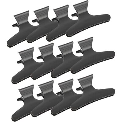 OEM 12 Pinzas Para El Cabello Con Forma De Mariposa, Pinzas De Peluquería, Herramientas Para Peinar, Cortar, Recortar Y Teñir El Cabello (negras). OEM 12 Pinzas Para El Cabello Con Forma De Mariposa, Pinzas De Peluquería, Herramientas Para Peinar, Cortar, Recortar Y Teñir El Cabello (negras).