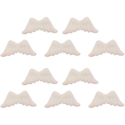 OEM Pinzas Para El Cabello De Felpa Con Forma De Ala, 10 Piezas/20-ms 10 OEM Pinzas Para El Cabello De Felpa Con Forma De Ala, 10 Piezas/20-ms 10