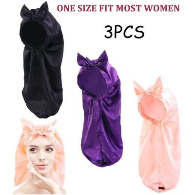 OEM Gorro De Dormir, Gorro Extralargo Para Dormir, Gorro Ajustable Para El Cabello De Noche, Gorro De Ducha Elástico Con Tiras Para Atar. OEM Gorro De Dormir, Gorro Extralargo Para Dormir, Gorro Ajustable Para El Cabello De Noche, Gorro De Ducha Elástico Con Tiras Para Atar.