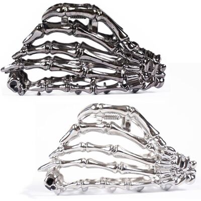 OEM Conjunto De Dos Pinzas Para El Cabello De Metal, Estilo Gótico, Pinzas Plateadas, Accesorios Para El Cabello De Terror, Para Juegos De Rol. OEM Conjunto De Dos Pinzas Para El Cabello De Metal, Estilo Gótico, Pinzas Plateadas, Accesorios Para El Cabello De Terror, Para Juegos De Rol.