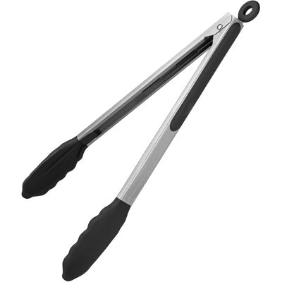 OEM Pinzas De Cocina De Silicona Resistentes Al Calor De 30 Cm Y 315 ℃ Con Puntas De Goma Antiadherentes Selladas Herméticamente Y Mango De Acero Recubierto De Silicona (morado). OEM Pinzas De Cocina De Silicona Resistentes Al Calor De 30 Cm Y 315 ℃ Con Puntas De Goma Antiadherentes Selladas Herméticamente Y Mango De Acero Recubierto De Silicona (morado).
