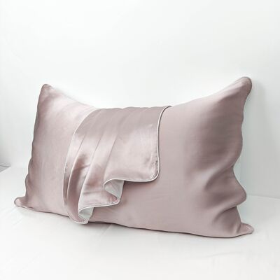 Minkurow Funda De Almohada - 100% Seda De Morera Natural - Para Cabello Y Piel - 19mm Seda Por Una Cara - 2 Unidades, Seda, Estándar 48x74cm Ciruela Claro Minkurow Funda De Almohada - 100% Seda De Morera Natural - Para Cabello Y Piel - 19mm Seda Por Una Cara - 2 Unidades, Seda, Estándar 48x74cm Ciruela Claro