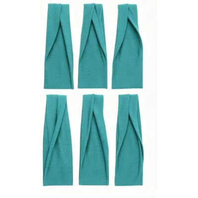 OEM Goma Para El Cabello - 8 Cm De Ancho - Material Poliéster Y Spandex - Ideal Para Deporte Y Uso Diario - Pack De 6 Unidades OEM Goma Para El Cabello - 8 Cm De Ancho - Material Poliéster Y Spandex - Ideal Para Deporte Y Uso Diario - Pack De 6 Unidades