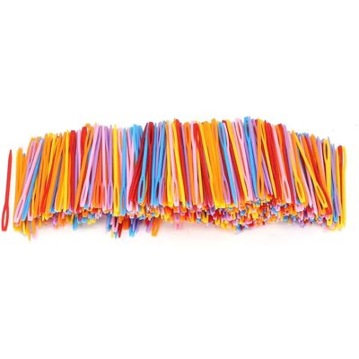 OEM 1000 Aiguilles À Coudre En Plastique, Aiguilles À Tricoter Colorées À Gros Chas De Sécurité Pour Enfants, Crochet, Reprise Et Travaux Manuels. OEM 1000 Aiguilles À Coudre En Plastique, Aiguilles À Tricoter Colorées À Gros Chas De Sécurité Pour Enfants, Crochet, Reprise Et Travaux Manuels.