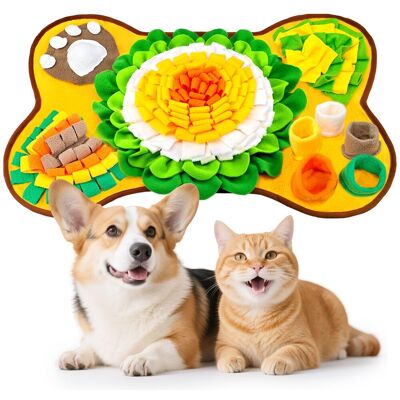 OEM Alfombra Olfativa Para Perros, Juguetes Interactivos Tipo Rompecabezas Para Mantenerlos Ocupados, Alfombra Cognitiva Para Cachorros Para Alimentación Lenta, Búsqueda De Alimento Y Estimulación Mental. OEM Alfombra Olfativa Para Perros, Juguetes Interactivos Tipo Rompecabezas Para Mantenerlos Ocupados, Alfombra Cognitiva Para Cachorros Para Alimentación Lenta, Búsqueda De Alimento Y Estimulación Mental.