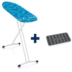 Leifheit Airboard L Solid Shoulder Blanco Y Turquesa Leifheit Airboard L Solid Shoulder Blanco Y Turquesa