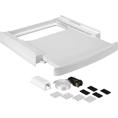 Kit de apilamiento universal WPRO con estante deslizante - Accesorios para electrodomésticos Kit de apilamiento universal WPRO con estante deslizante - Accesorios para electrodomésticos