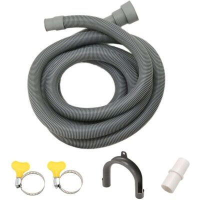 OEM Kit De Extensión De Manguera De Desagüe Universal Para Lavadora De 10 Piezas Con Conector, Soporte Y Abrazaderas -crezuo OEM Kit De Extensión De Manguera De Desagüe Universal Para Lavadora De 10 Piezas Con Conector, Soporte Y Abrazaderas -crezuo