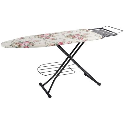 Tabla De Planchar Relaxdays 110 X 33 Cm, Altura Ajustable, Plegable, Con Soporte Para Plancha, Rosen, Multicolor Tabla De Planchar Relaxdays 110 X 33 Cm, Altura Ajustable, Plegable, Con Soporte Para Plancha, Rosen, Multicolor