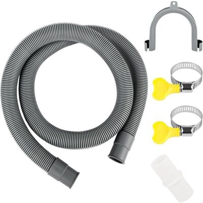 OEM Manguera De Desagüe Para Lavavajillas Con Soporte Y Abrazaderas, Manguera De Desagüe Universal, Extensión De Desagüe Para Lavadora (1 M) -crezuo OEM Manguera De Desagüe Para Lavavajillas Con Soporte Y Abrazaderas, Manguera De Desagüe Universal, Extensión De Desagüe Para Lavadora (1 M) -crezuo