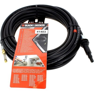 Manguera de 10 m Black & Decker - Accesorios para hidrolimpiadora Manguera de 10 m Black & Decker - Accesorios para hidrolimpiadora