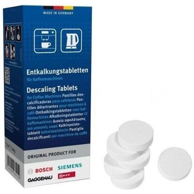 Bosch - 311864 - 6 piezas - Tabletas desincrustantes Bosch - 311864 - 6 piezas - Tabletas desincrustantes