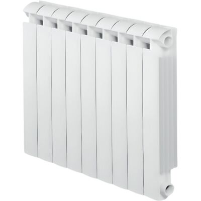 Global KLASS 800 Blanco Radiador de calefacción central de 9 elementos Global KLASS 800 Blanco Radiador de calefacción central de 9 elementos