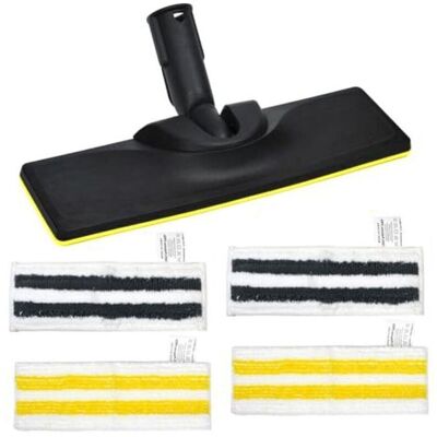 OEM Juego De Boquillas Para Suelos Compatible Con Kärcher Sc2 Sc3 Sc4 Sc5, Accesorio De Repuesto Compatible Con La Limpiadora A Vapor Kärcher Easyfix, Con 1 Boquilla Para Suelos Y 4 Almohadillas De Microf OEM Juego De Boquillas Para Suelos Compatible Con Kärcher Sc2 Sc3 Sc4 Sc5, Accesorio De Repuesto Compatible Con La Limpiadora A Vapor Kärcher Easyfix, Con 1 Boquilla Para Suelos Y 4 Almohadillas De Microf