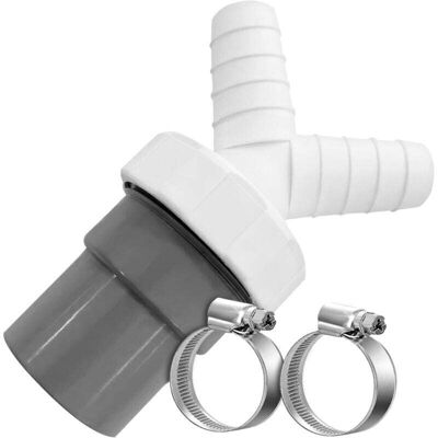 OEM Adaptador De Doble Desagüe Para Lavadora Con Salida De Manguera De 40 Mm Y Entrada De 18-23 Mm - Adaptador En Forma De Y Para Lavavajillas - El Juego Incluye 2 Abrazaderas Para Manguera De 20-32 Mm - OEM Adaptador De Doble Desagüe Para Lavadora Con Salida De Manguera De 40 Mm Y Entrada De 18-23 Mm - Adaptador En Forma De Y Para Lavavajillas - El Juego Incluye 2 Abrazaderas Para Manguera De 20-32 Mm -