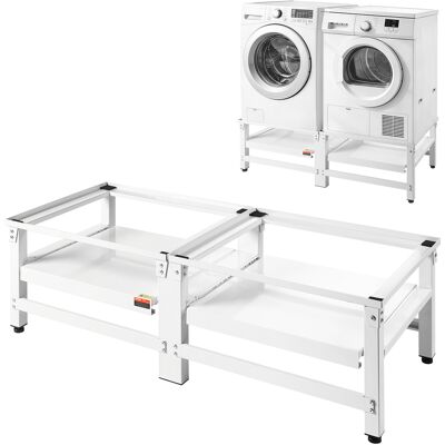 Vevor Soporte Para Lavadora Alto De 370 Mm, Base De Lavadora De Acero Resistente, Capacidad De Carga De 318 Kg, Pedestal Universal Para Secadora Con Bandeja Extraíble, Patas Antideslizantes, 2 Piezas Vevor Soporte Para Lavadora Alto De 370 Mm, Base De Lavadora De Acero Resistente, Capacidad De Carga De 318 Kg, Pedestal Universal Para Secadora Con Bandeja Extraíble, Patas Antideslizantes, 2 Piezas