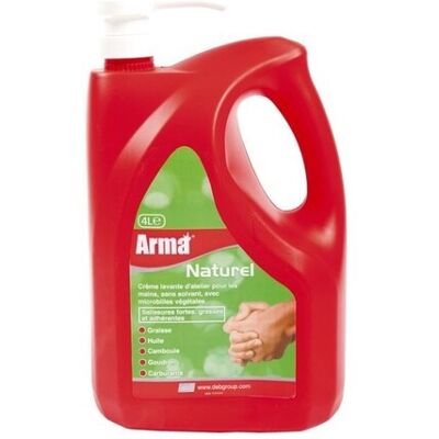 FINISH Crema Limpiadora Natural Con Microperlas Ph Neutro - Bidón De 4l Con Bomba Interna FINISH Crema Limpiadora Natural Con Microperlas Ph Neutro - Bidón De 4l Con Bomba Interna
