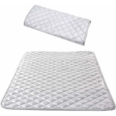OEM Funda Aislante Para Tabla De Planchar, Esterilla De Vapor De Algodón, Esterilla De Planchar Portátil De Sobremesa Para Lavadora, Secadora, Viajes, Hogar, Color Plata, 48 X 85 Cm (1 Unidad) OEM Funda Aislante Para Tabla De Planchar, Esterilla De Vapor De Algodón, Esterilla De Planchar Portátil De Sobremesa Para Lavadora, Secadora, Viajes, Hogar, Color Plata, 48 X 85 Cm (1 Unidad)