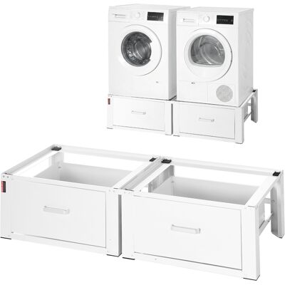 Vevor Soporte Para Lavadora Alto De 310 Mm, Base De Lavadora De Acero Resistente, Capacidad De Carga De 150 Kg, Pedestal Universal Para Secadora Con Cajón, Patas Antideslizantes, 2 Piezas, Blanco Vevor Soporte Para Lavadora Alto De 310 Mm, Base De Lavadora De Acero Resistente, Capacidad De Carga De 150 Kg, Pedestal Universal Para Secadora Con Cajón, Patas Antideslizantes, 2 Piezas, Blanco