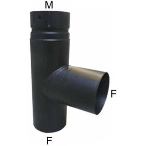 Codo T Esmaltado 15 Negro Mate Aeternum Ala Codo T Esmaltado 15 Negro Mate Aeternum Ala