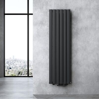 Doporro - 160x46cm - Antracita - Conexión vertical central - Radiador Doporro - 160x46cm - Antracita - Conexión vertical central - Radiador