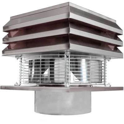 GEMI ELETTRONICA - Extractor de Humo de Chimenea 20cm Acero - Universal 700°C - 6 Velocidades GEMI ELETTRONICA - Extractor de Humo de Chimenea 20cm Acero - Universal 700°C - 6 Velocidades