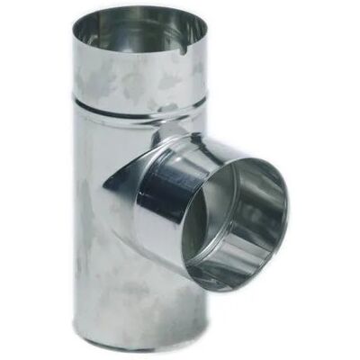 TEN tolerie - D.153 - acero inoxidable 304 - Ø153 mm - Tee 90 grados TEN tolerie - D.153 - acero inoxidable 304 - Ø153 mm - Tee 90 grados