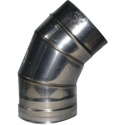 Codo De Acero Inoxidable Sectores 45° 15 Alas Codo De Acero Inoxidable Sectores 45° 15 Alas