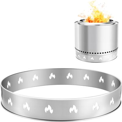 Vevor Soporte Para Fogata Individual, Anillo De 68,6 Cm Sin Humo, Acero Inoxidable, Soporte Portátil Para Acampar Al Aire Libre, Herramientas Para Chimenea, Resistente Al Óxido, Φ 587 X 99 Mm Vevor Soporte Para Fogata Individual, Anillo De 68,6 Cm Sin Humo, Acero Inoxidable, Soporte Portátil Para Acampar Al Aire Libre, Herramientas Para Chimenea, Resistente Al Óxido, Φ 587 X 99 Mm