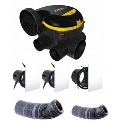 Kit Completo Gaines Y Vmc Simple Flux Easyhome Auto + Rejillas De Ventilación Colorline - Aldes Kit Completo Gaines Y Vmc Simple Flux Easyhome Auto + Rejillas De Ventilación Colorline - Aldes