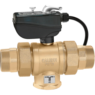 Caleffi - Válvula De Bola Motorizada De Tres Vías 638l 230v - 1 1/2' Caleffi - Válvula De Bola Motorizada De Tres Vías 638l 230v - 1 1/2'