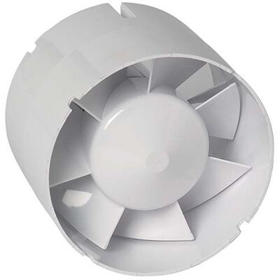 Aldes - INLINE D 125 - 125 mm - ABS - Ventilador ducto Aldes - INLINE D 125 - 125 mm - ABS - Ventilador ducto
