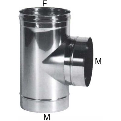 Codo En T De Acero Inoxidable 18 Lateral M Maral Codo En T De Acero Inoxidable 18 Lateral M Maral