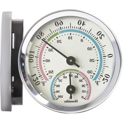 OEM Allecto Plus: Termómetro E Higrómetro Analógico De Precisión Para Interiores Con Control De Temperatura. OEM Allecto Plus: Termómetro E Higrómetro Analógico De Precisión Para Interiores Con Control De Temperatura.