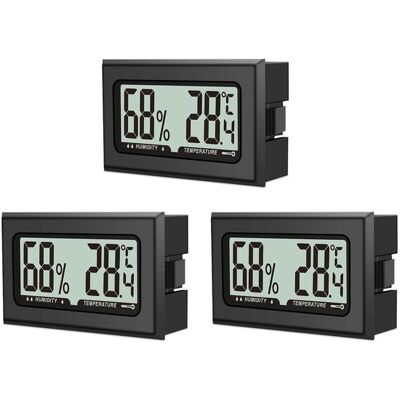 OEM Medidor De Humedad De 3 Piezas,mini Higrómetro Digital Con Pantalla Lcd,termómetro De Temperatura Ambiente Para Oficina OEM Medidor De Humedad De 3 Piezas,mini Higrómetro Digital Con Pantalla Lcd,termómetro De Temperatura Ambiente Para Oficina