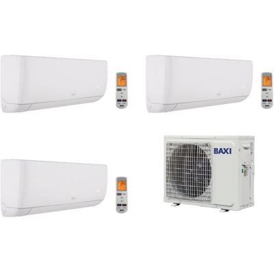 Conjunto Aire Acondicionado 3x1 Baxi Anori-2 Multi Lsgt70-3m + Jsgnw25 + Jsgnw35 + Jsgnw35 Conjunto Aire Acondicionado 3x1 Baxi Anori-2 Multi Lsgt70-3m + Jsgnw25 + Jsgnw35 + Jsgnw35