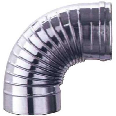 Codo De Acero Inoxidable De 90° Con 18 Alas Codo De Acero Inoxidable De 90° Con 18 Alas