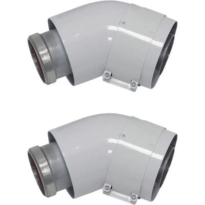 Vaillant Modelo 303809 Codo de 45° de aluminio - Conexión de tubería Vaillant Modelo 303809 Codo de 45° de aluminio - Conexión de tubería