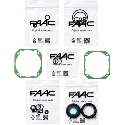 Faac - Kit Set Pack Juntas Actuador 402 Hasta 2003 - Recambio 390823 Faac - Kit Set Pack Juntas Actuador 402 Hasta 2003 - Recambio 390823