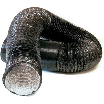 Mundoclima - Tubo Flexible Aluminio Pvc Negro Para Ventilacion Y Climatizacion Negro Ø100 Negro Ø100 Mundoclima - Tubo Flexible Aluminio Pvc Negro Para Ventilacion Y Climatizacion Negro Ø100 Negro Ø100