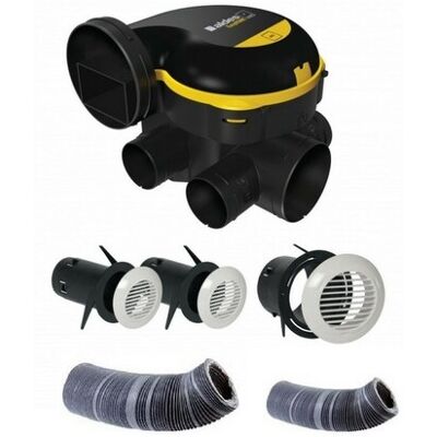 Kit Completo Gaines Y Vmc Simple Flux Easyhome Auto + Rejillas De Ventilación Bip - Aldes Kit Completo Gaines Y Vmc Simple Flux Easyhome Auto + Rejillas De Ventilación Bip - Aldes