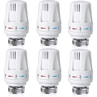 OEM Cabezal De Radiador Termostático - 6 Piezas. Cabezal De Válvula De Radiador, Válvula Termostática Para Radiador, Cabezal De Termostato M30 X 1.5, Cabezal De Radiador Para Oficina Y Hogar. OEM Cabezal De Radiador Termostático - 6 Piezas. Cabezal De Válvula De Radiador, Válvula Termostática Para Radiador, Cabezal De Termostato M30 X 1.5, Cabezal De Radiador Para Oficina Y Hogar.