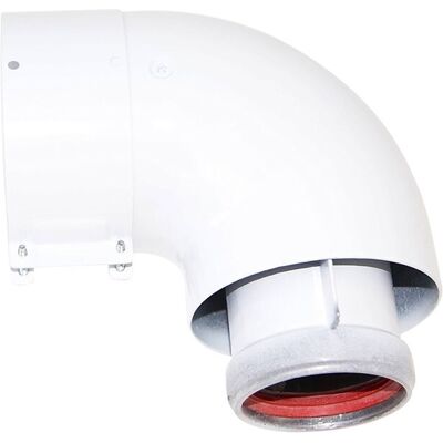 Vaillant Modelo 303808 - Codo de aluminio 90° para conductos 60/100 mm Vaillant Modelo 303808 - Codo de aluminio 90° para conductos 60/100 mm