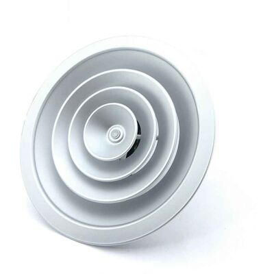 Mundoclima - Difusor Circular Con Regulacion Plata Mate Plata Mate 6'- 150mm Plata Mate 6'- 150mm Mundoclima - Difusor Circular Con Regulacion Plata Mate Plata Mate 6'- 150mm Plata Mate 6'- 150mm