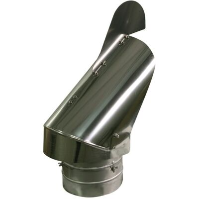 SPIROFLEX Sombrerete De Chimenea De 350 Mm Con Diseño De Aletas Y Sistema Anti-tiro Descendente Para La Extracción De Aire. SPIROFLEX Sombrerete De Chimenea De 350 Mm Con Diseño De Aletas Y Sistema Anti-tiro Descendente Para La Extracción De Aire.