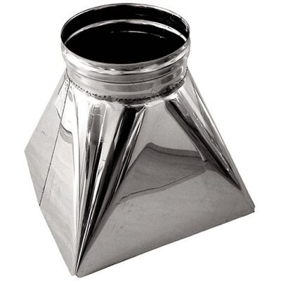 MBM Tolva Cuadrada X-tondo Para Chimenea Dn 80 Tubo De Acero Inoxidable 316 MBM Tolva Cuadrada X-tondo Para Chimenea Dn 80 Tubo De Acero Inoxidable 316