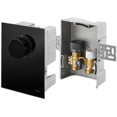 Oventrop Unibox Control de Temperatura - Vidrio Negro Oventrop Unibox Control de Temperatura - Vidrio Negro